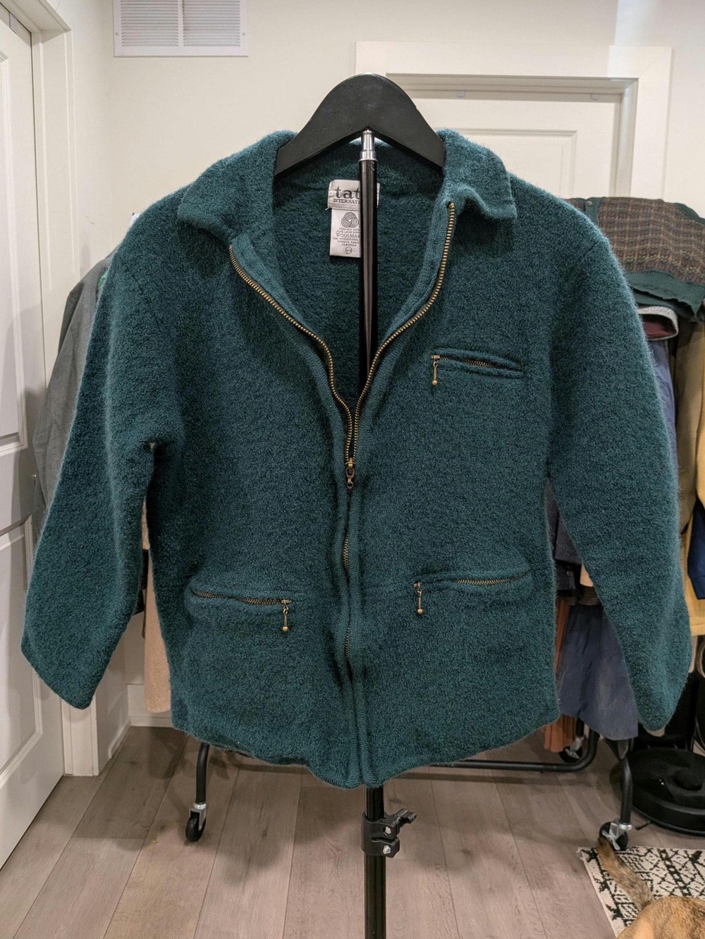 Vintage Tabi International Wool Zip Jacket Women's Medium